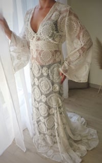 Image 2 of Photo prop | dress for photoshoot | Winona | size S/M | maternity | white lace
