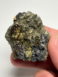 Image 9 of Arsenopyrite & Calcite Cluster | Mexico #3033