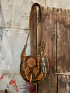 Gorgeous 60βs Hand tooled Satchel Purse