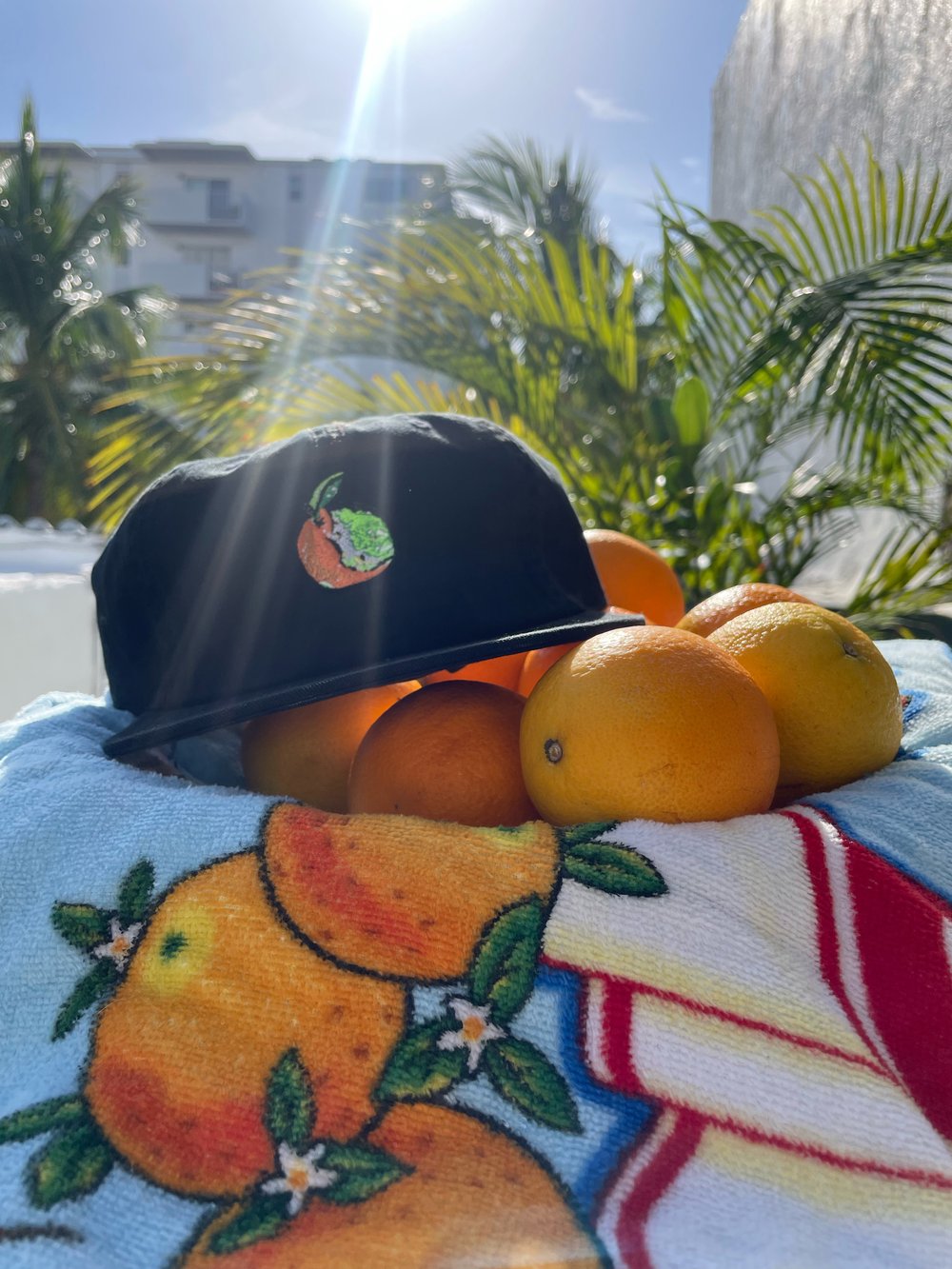 Rotten orange hat