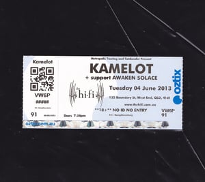 Image of KAMELOT Brisbane concert tickets 
