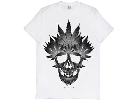Image of 'Marijuana Skull' shirt