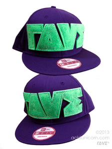 Image of ΓΔVΣ® Logo NewEra® Snapback <br>Purple+Neon Green
