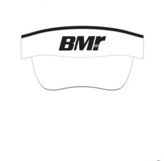 BMR White Visor