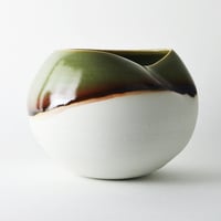 Image 2 of altered porcelain globe bowl