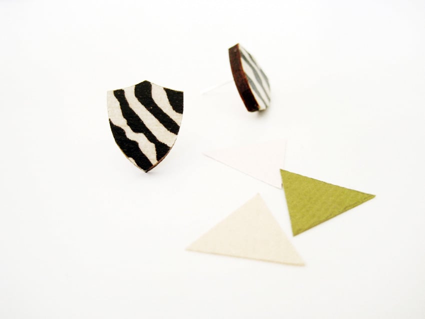 Image of Zebra shield studs