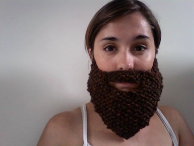 Image of Knitted Brown Beard