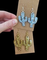 Image 5 of Custom Cactus Earrings