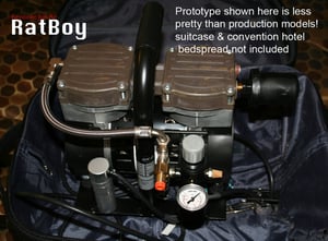 Image of 'RatBoy' PORTABLE SUITCASE COMPRESSOR 19lbs!