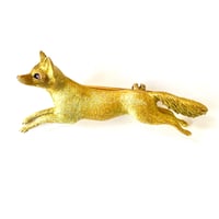 Image 1 of VICTORIAN FOX BROOCH