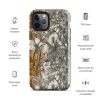 Image 4 of Colorful Trio Botanical Plants Art Nouveau Tough Case for iPhone®