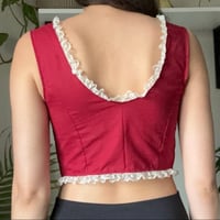 Image 4 of Red “Juliet” Top