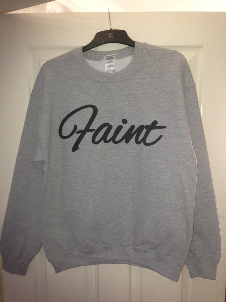 Image of Heather Gray Faint Logo Sweater