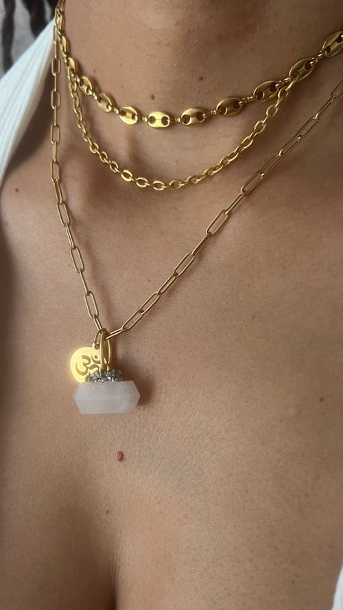 Image of SABRINA • Crystal Ohm Necklace