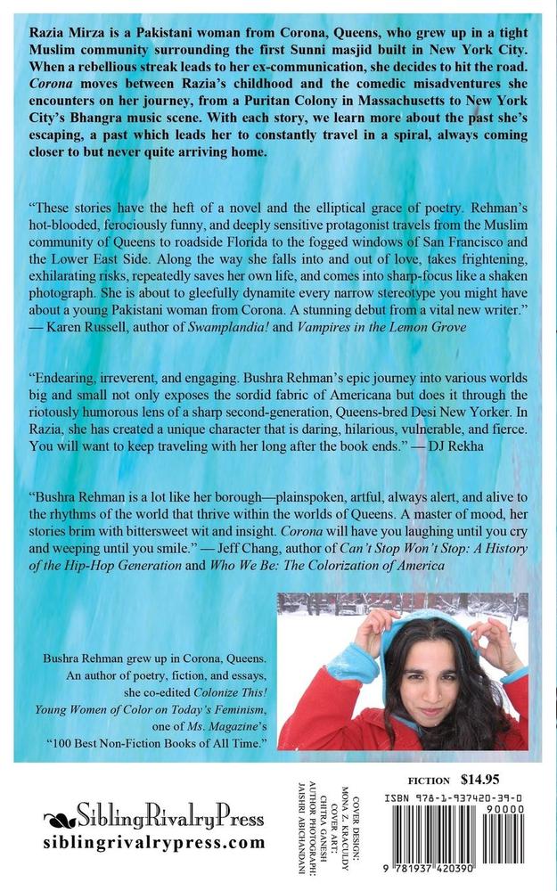 Image of GOING OUT-OF-PRINT! Corona by Bushra Rehman (Paperback)