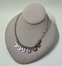Image 2 of Moon and Star Charm Necklace 