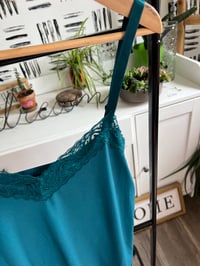 Image 2 of Lace green cami