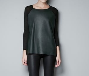 Image of "Leanna" Leather Shirt