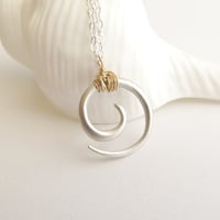 Image 2 of Koru tribal swirl necklace