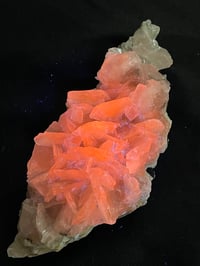 Image 2 of UV Fan Calcite With Druzy Quartz Pockets #1836