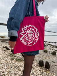 Image 2 of Pink ‘Ull Queen Tote Bag