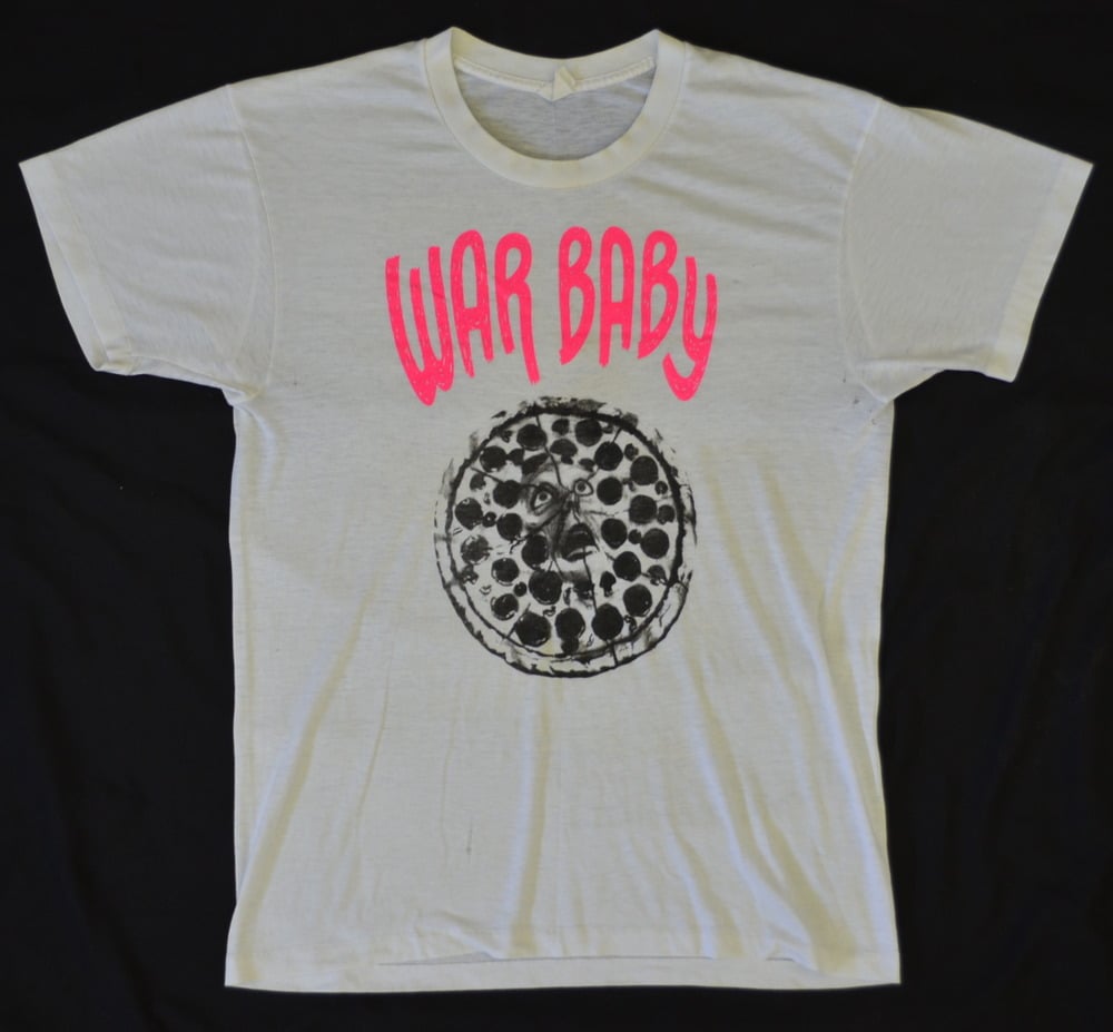 Image of WAR BABY ''PIZZA FACE'' T-SHIRT