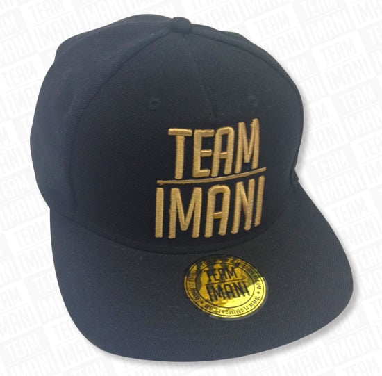 Image of TAB SNAPBACK [BLACK/GOLD]