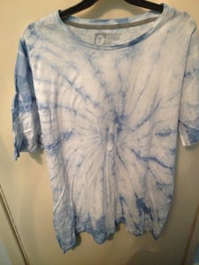 Image of Single colour, baby blue tie dye