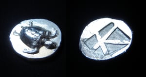 Image of Sea Turtles of Aegina Drachm Coin