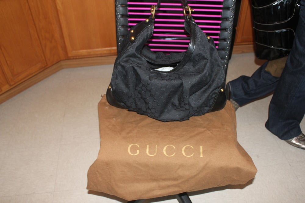 My Sister's Closet  Gucci Gucci Black Hobo Bag