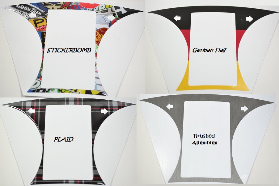 Image of Dashboard Cluster Instrument or DSG Gear Shifter Vinyl Trim fits: Golf/GTI MK6