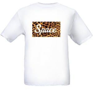 Image of White with Leopard Print Block