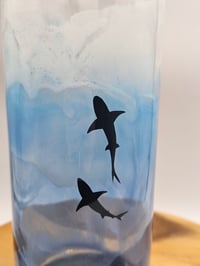 Image 4 of swimming shark vase