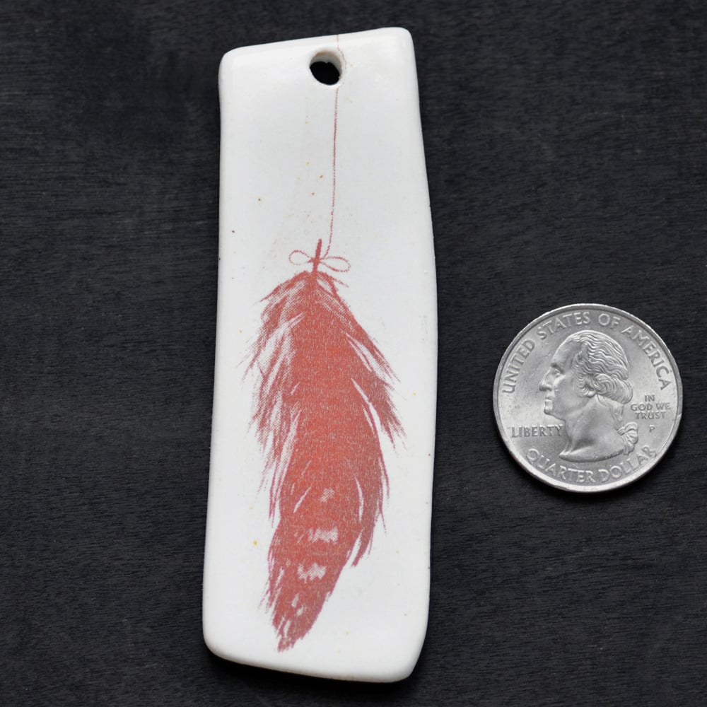 Image of feather pendant