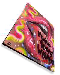 Image 2 of “MIND YOUR MOUTH” ORIGINAL PAINTING BY NIKITA ROSALIND 