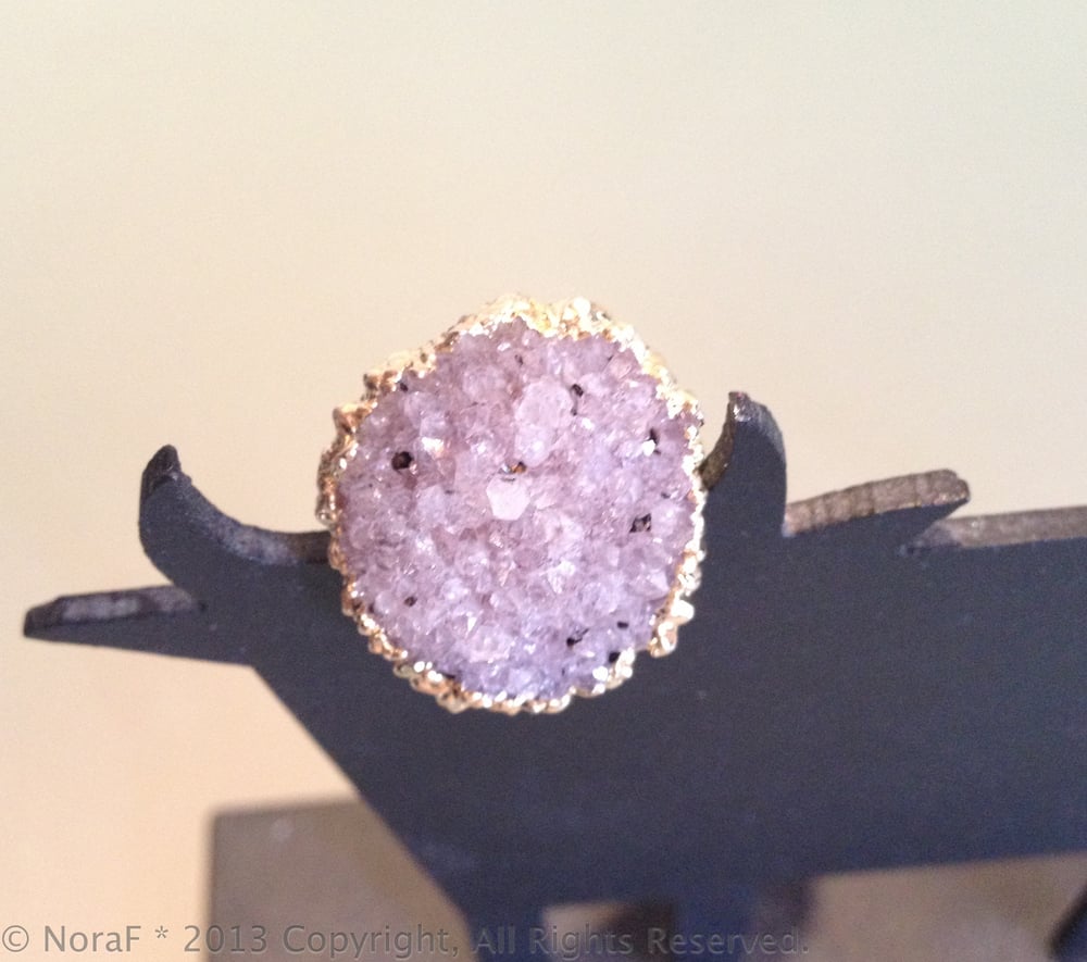 Image of Jasper Coin Druzy 20mm