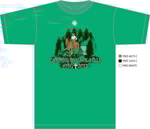 Image of Camping Pollock Style AHG 2013 - Summer Camp Tee Shirt