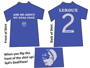 Image of Goal!Face Shirt - Blue