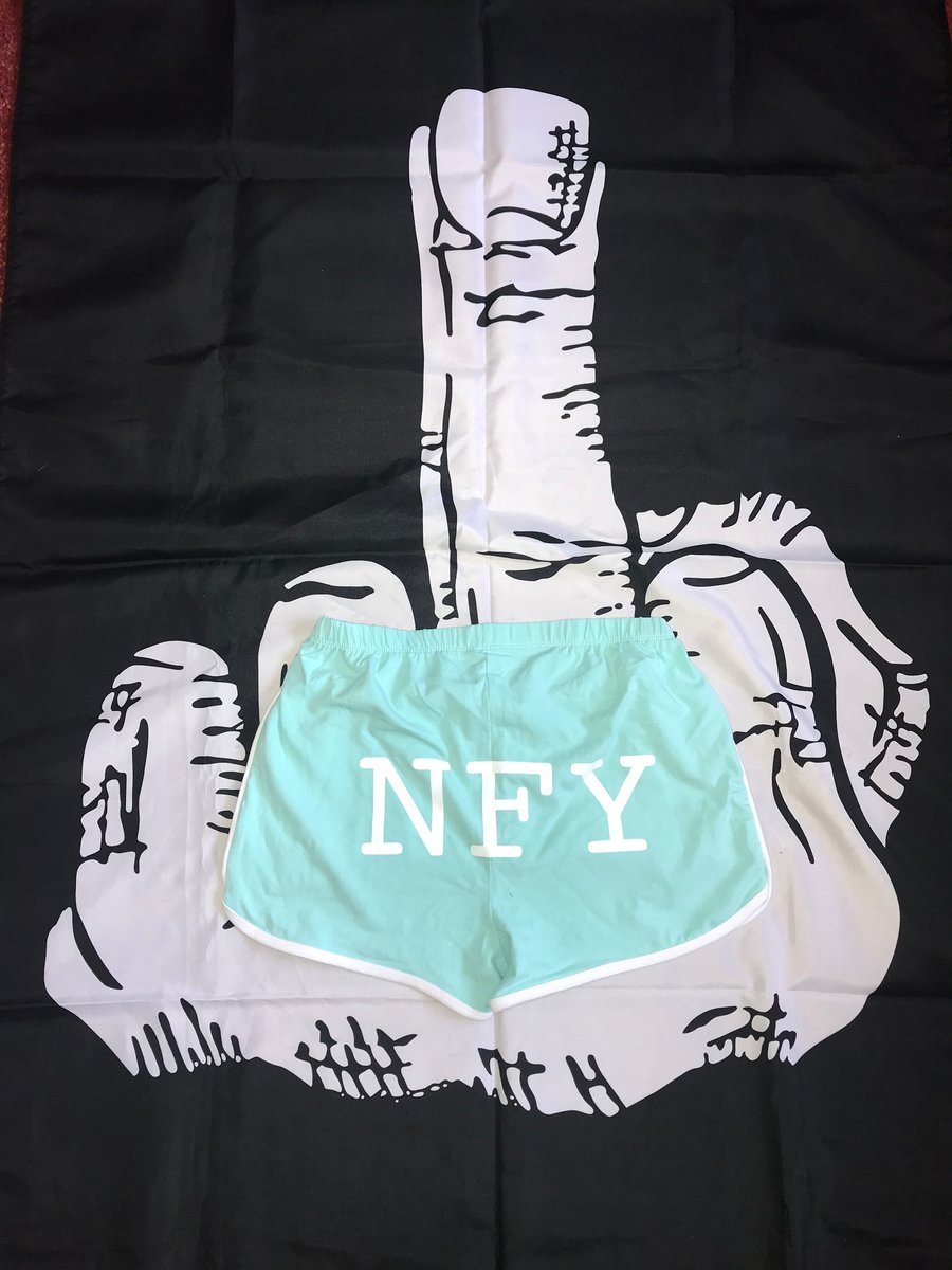 Image of NFY 🍑 Shorts (Mint Green)