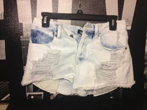 Image of Light Denim Shorts