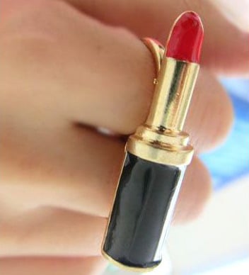 Image of Lipstick Adjustable Ring