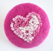 Image of Pink brooches