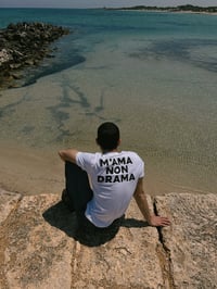 Image 3 of TSHIRT M'AMA NON DRAMA WHITE