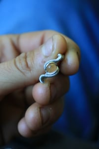 Image 3 of Sterling Silver Hessonite Garnet Size 6.25 Ring