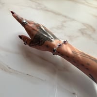 Image 3 of THE ‘ELENA’ GARNET BRACELET 