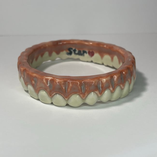 Teeth Bracelet F - 7.50 in Inner Circumference