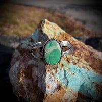 Image 2 of Split Lucin Variscite Cuff- 6”