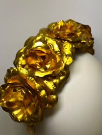 Image 2 of Gold rose tiara. SOLD