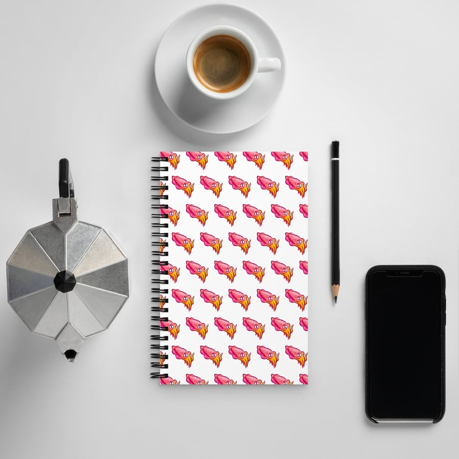 Image of Clint Cuttlefish Spiral notebook