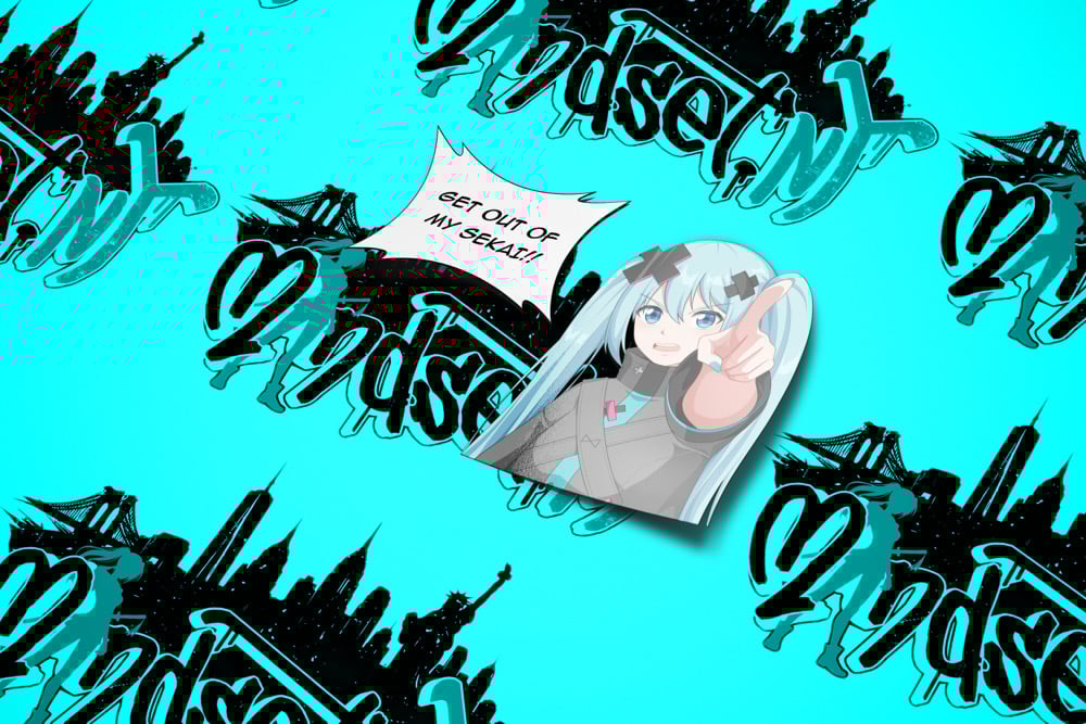 Image of “Get out of my SEKAI!” - Miku